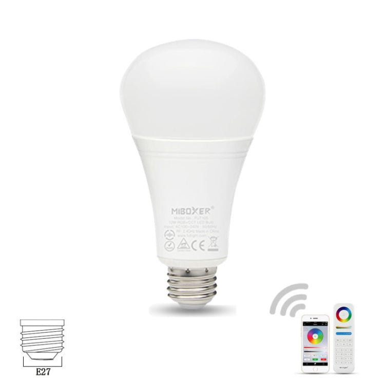 Lampadina LED 12W RGB+CCT E27 con controllo smart