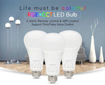 FUT105 12W RGB + CCT Lampadina LED E27 Luce interna 2.4G Smart Phone remoto Controllo APP Camera da letto Soggiorno AC100 ~ 240V