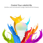 FUT105 12W RGB + CCT Lampadina LED E27 Luce interna 2.4G Smart Phone remoto Controllo APP Camera da letto Soggiorno AC100 ~ 240V