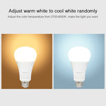 FUT105 12W RGB + CCT Lampadina LED E27 Luce interna 2.4G Smart Phone remoto Controllo APP Camera da letto Soggiorno AC100 ~ 240V