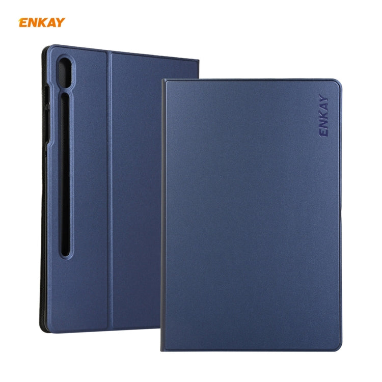 Per Samsung Galaxy Tab S7 11.0 T870 / T875 ENKAY Flip orizzontale in pelle PU + TPU Smart Case con supporto e funzione Sleep / Wake-up, For Samsung Galaxy Tab S8 / Galaxy Tab S7 11.0 T870
