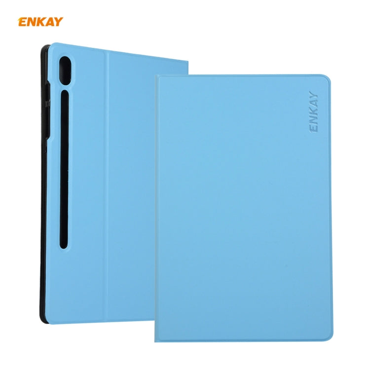Per Samsung Galaxy Tab S7 11.0 T870 / T875 ENKAY Flip orizzontale in pelle PU + TPU Smart Case con supporto e funzione Sleep / Wake-up, For Samsung Galaxy Tab S8 / Galaxy Tab S7 11.0 T870