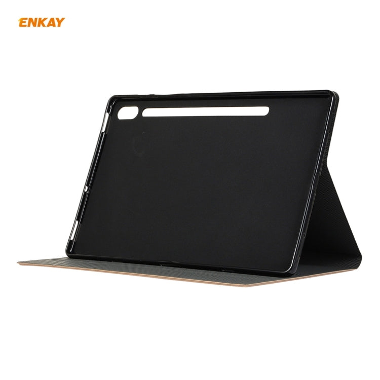 Per Samsung Galaxy Tab S7 11.0 T870 / T875 ENKAY Flip orizzontale in pelle PU + TPU Smart Case con supporto e funzione Sleep / Wake-up, For Samsung Galaxy Tab S8 / Galaxy Tab S7 11.0 T870