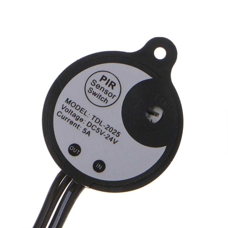 DC 5-24V/5A con spina per barra luminosa a LED Interruttore sensore di movimento PIR a infrarossi per corpo umano