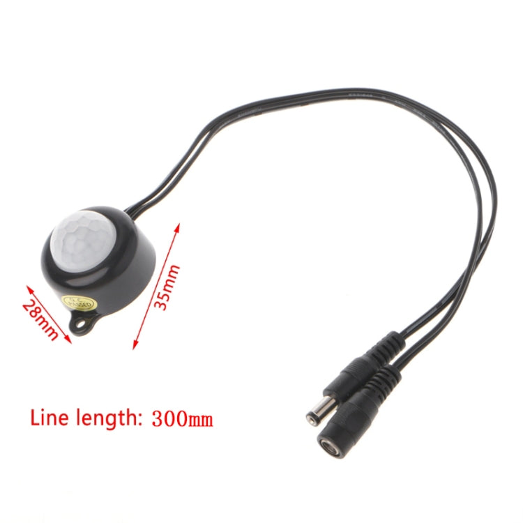 DC 5-24V/5A con spina per barra luminosa a LED Interruttore sensore di movimento PIR a infrarossi per corpo umano