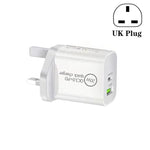 Caricabatterie da viaggio 18W USB PD e QC 3.0 presa UK