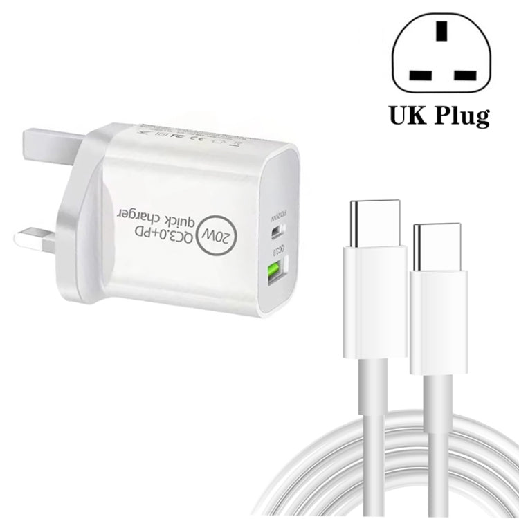 Caricabatterie da viaggio 18W doppia porta USB PD 3.0 QC 3.0