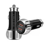 Caricabatteria da auto USB a doppia porta YSY-310QC18W QC3.0 per Apple / Huawei / Samsung / Xiaomi, YSY-310QC18W, Car Charger