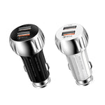 Caricabatteria da auto USB a doppia porta YSY-310QC18W QC3.0 per Apple / Huawei / Samsung / Xiaomi, YSY-310QC18W, Car Charger