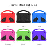 Guscio protettivo piatto anti caduta in EVA con supporto, For Huawei MediaPad T3 10