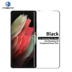 PINWUYO 9H Pellicola in vetro temperato per piegatura a caldo 3D, For Samsung Galaxy S21 Ultra 5G