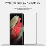 PINWUYO 9H Pellicola in vetro temperato per piegatura a caldo 3D, For Samsung Galaxy S21 Ultra 5G