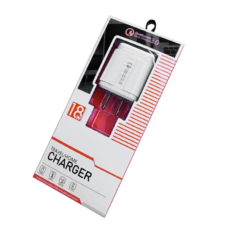 Caricabatterie da viaggio USB 18W QC 3.0 con cavo Micro USB 1m