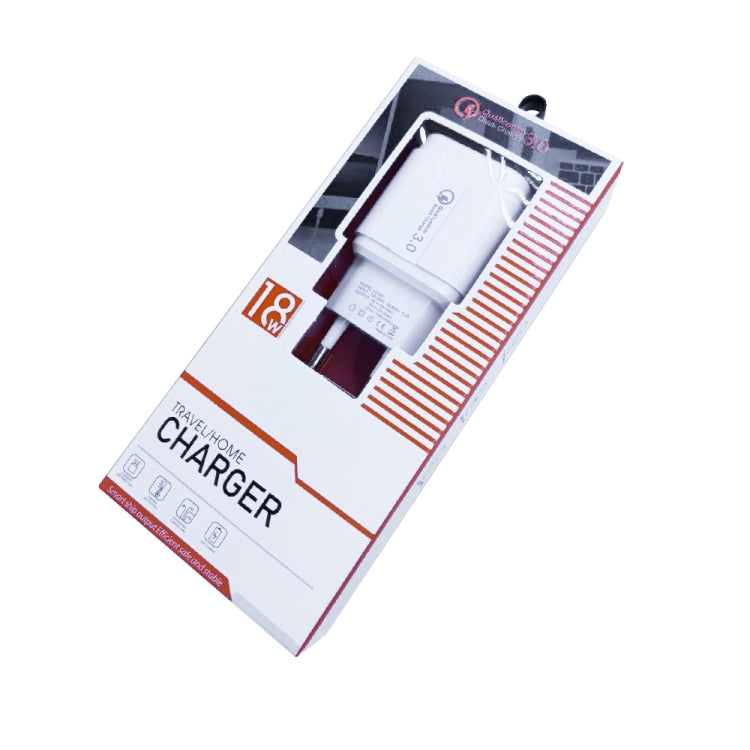 Caricabatterie da viaggio USB 18W QC 3.0 con cavo Micro USB 1m
