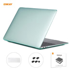 ENKAY Custodia protettiva per laptop in cristallo 3 in 1 + pellicola per tastiera in TPU versione USA + set di tappi antipolvere per MacBook Air 13,3 pollici A1932 (2018), For MacBook Air 13.3 inch A1932 (2018)