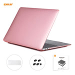 ENKAY Custodia protettiva per laptop in cristallo 3 in 1 + pellicola per tastiera in TPU versione USA + set di tappi antipolvere per MacBook Air 13,3 pollici A1932 (2018), For MacBook Air 13.3 inch A1932 (2018)