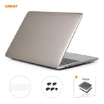 ENKAY Custodia protettiva per laptop in cristallo 3 in 1 + Pellicola per tastiera in TPU versione UE + Set di tappi antipolvere per MacBook Pro 13,3 pollici A2251 & A2289 & A2338 (con Touch Bar), For MacBook Pro 13.3 inch A2251 (with Touch Bar)