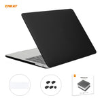 ENKAY Custodia protettiva per laptop opaca 3 in 1 + Pellicola per tastiera in TPU versione UE + Set di tappi antipolvere per MacBook Pro 13,3 pollici A2251 & A2289 & A2338 (con Touch Bar), For MacBook Pro 13.3 inch A2251 (with Touch Bar)