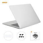ENKAY Custodia protettiva per laptop opaca 3 in 1 + Pellicola per tastiera in TPU versione UE + Set di tappi antipolvere per MacBook Pro 13,3 pollici A2251 & A2289 & A2338 (con Touch Bar), For MacBook Pro 13.3 inch A2251 (with Touch Bar)