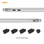 ENKAY Custodia protettiva per laptop opaca 3 in 1 + Pellicola per tastiera in TPU versione UE + Set di tappi antipolvere per MacBook Pro 13,3 pollici A2251 & A2289 & A2338 (con Touch Bar), For MacBook Pro 13.3 inch A2251 (with Touch Bar)