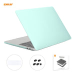 ENKAY 3 in 1 custodia protettiva opaca per laptop + pellicola per tastiera in TPU versione USA + set di tappi antipolvere per MacBook Pro 16 pollici A2141 (con Touch Bar), For MacBook Pro 16 inch A2141 (with Touch Bar)