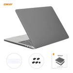 ENKAY 3 in 1 custodia protettiva opaca per laptop + pellicola per tastiera in TPU versione USA + set di tappi antipolvere per MacBook Pro 16 pollici A2141 (con Touch Bar), For MacBook Pro 16 inch A2141 (with Touch Bar)