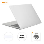 ENKAY 3 in 1 custodia protettiva opaca per laptop + pellicola per tastiera in TPU versione USA + set di tappi antipolvere per MacBook Pro 16 pollici A2141 (con Touch Bar), For MacBook Pro 16 inch A2141 (with Touch Bar)