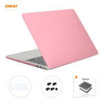 ENKAY Custodia protettiva per laptop opaca 3 in 1 + Pellicola per tastiera in TPU versione UE + Set di tappi antipolvere per MacBook Pro 16 pollici A2141 (带Touch Bar) (con Touch Bar), For MacBook Pro 16 inch A2141 (with Touch Bar)