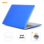 ENKAY Custodia protettiva per laptop in cristallo 3 in 1 + Pellicola per tastiera in TPU versione USA + Set di tappi antipolvere per MacBook Pro 16 pollici A2141 (con Touch Bar), For MacBook Pro 16 inch A2141 (with Touch Bar)