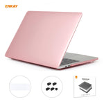 ENKAY Custodia protettiva per laptop in cristallo 3 in 1 + Pellicola per tastiera in TPU versione USA + Set di tappi antipolvere per MacBook Pro 16 pollici A2141 (con Touch Bar), For MacBook Pro 16 inch A2141 (with Touch Bar)