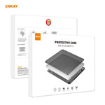ENKAY Custodia protettiva per laptop in cristallo 3 in 1 + Pellicola per tastiera in TPU versione USA + Set di tappi antipolvere per MacBook Pro 16 pollici A2141 (con Touch Bar), For MacBook Pro 16 inch A2141 (with Touch Bar)