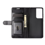 Per Samsung Galaxy S21 Ultra R64 Texture Custodia protettiva a vibrazione orizzontale singola con supporto e slot per schede e portafoglio e cornice per foto, For Samsung Galaxy S21 Ultra