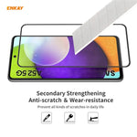 5 PZ ENKAY Hat-Prince Anti-drop Full Glue Vetro temperato Pellicola a schermo intero Protezione anti-caduta, For Samsung Galaxy A52 4G / 5G, For Samsung Galaxy A72 4G / 5G, For Samsung Galaxy A32 5G / M12 / A12