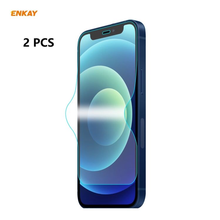 2 PZ ENKAY Hat-Prince 0.1mm 3D Full Screen Protector Pellicola idrogel a prova di esplosione, For iPhone 12 mini, For iPhone 12 / 12 Pro, For iPhone 12 Pro Max