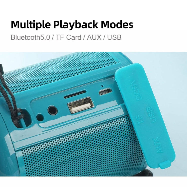 T&G TG519 TWS Altoparlante Bluetooth portatile HiFi Subwoofer Altoparlanti a colonna wireless per esterni Supporto TF Card / FM / Disco AUX / U da 3,5 mm / Chiamata in vivavoce