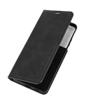 Per Samsung Galaxy S21 Ultra 5G Custodia in pelle con ventosa magnetica da lavoro retro-skin con supporto, slot per carte e portafoglio, For Samsung Galaxy S21 Ultra 5G