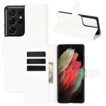 Per Samsung Galaxy S21 Ultra 5G Litchi Texture Custodia protettiva a vibrazione orizzontale con supporto e slot per carte e portafoglio, For Galaxy S21 Ultra 5G