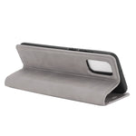 Per Samsung Galaxy A02s (versione USA) Custodia in pelle con ventosa magnetica per affari retro-pelle con supporto e slot per schede e portafoglio, For Galaxy A02s (US Version)