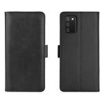 Per Samsung Galaxy A02s (versione USA) Custodia in pelle a vibrazione orizzontale con fibbia magnetica a doppio lato con supporto e slot per schede e portafoglio, For Galaxy A02s (US Version)