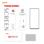 ENKAY Hat-Prince Full Glue 0.26mm 9H 2.5D Pellicola a copertura totale in vetro temperato, For Xiaomi Redmi K40 / K40 Pro(+), For Xiaomi Redmi Note 9T, For Xiaomi Redmi 9T, For Samsung Galaxy F62