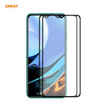 2 PZ ENKAY Hat-Prince Full Glue 0.26mm 9H 2.5D Pellicola a copertura totale in vetro temperato, For Xiaomi Redmi K40 / K40 Pro(+), For Xiaomi Redmi Note 9T, For Xiaomi Redmi 9T, For Samsung Galaxy F62