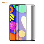 5 PZ ENKAY Hat-Prince Full Glue 0.26mm 9H 2.5D Pellicola a copertura totale in vetro temperato, For Xiaomi Redmi K40 / K40 Pro(+), For Xiaomi Redmi Note 9T, For Xiaomi Redmi 9T, For Samsung Galaxy F62