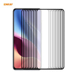 10 PZ ENKAY Hat-Prince Full Glue 0.26mm 9H 2.5D Pellicola a copertura totale in vetro temperato, For Samsung Galaxy F62(10 PCS), For Xiaomi Redmi Note 9T (10 PCS), For Xiaomi Redmi 9T (10 PCS), For Xiaomi Redmi K40 (10 PCS)