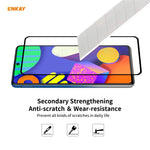 10 PZ ENKAY Hat-Prince Full Glue 0.26mm 9H 2.5D Pellicola a copertura totale in vetro temperato, For Samsung Galaxy F62(10 PCS), For Xiaomi Redmi Note 9T (10 PCS), For Xiaomi Redmi 9T (10 PCS), For Xiaomi Redmi K40 (10 PCS)