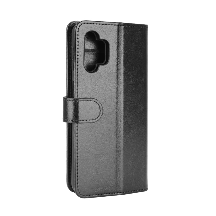 Per Samsung Galaxy A32 5G R64 Texture Custodia protettiva a vibrazione orizzontale singola con supporto e slot per schede e portafogli e cornice per foto, For Samsung Galaxy A32 5G