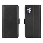 Per Samsung Galaxy A32 5G Custodia in pelle a vibrazione orizzontale con fibbia magnetica a doppio lato con supporto e slot per carte e portafoglio, For Galaxy A32 5G
