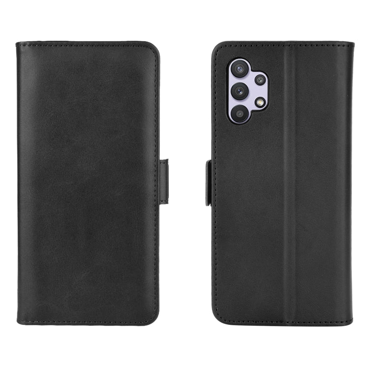 Per Samsung Galaxy A32 5G Custodia in pelle a vibrazione orizzontale con fibbia magnetica a doppio lato con supporto e slot per carte e portafoglio, For Galaxy A32 5G