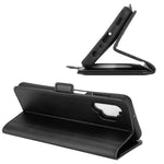 Per Samsung Galaxy A32 5G Custodia in pelle a vibrazione orizzontale con fibbia magnetica a doppio lato con supporto e slot per carte e portafoglio, For Galaxy A32 5G