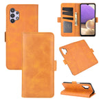 Per Samsung Galaxy A32 5G Custodia in pelle a vibrazione orizzontale con fibbia magnetica a doppio lato con supporto e slot per carte e portafoglio, For Galaxy A32 5G