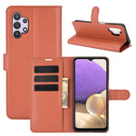 Per Samsung Galaxy A32 5G Litchi Texture Custodia protettiva a vibrazione orizzontale con supporto e slot per schede e portafoglio, For Galaxy A32 5G